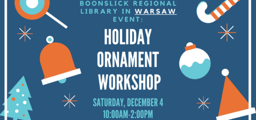 holiday ornament workshop banner