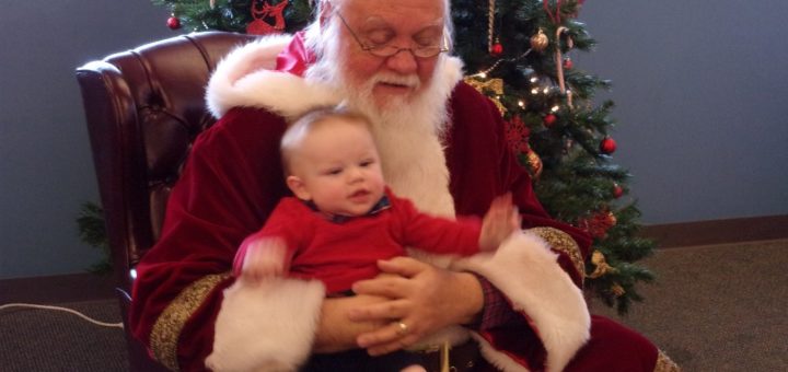 Santa visits Warsaw