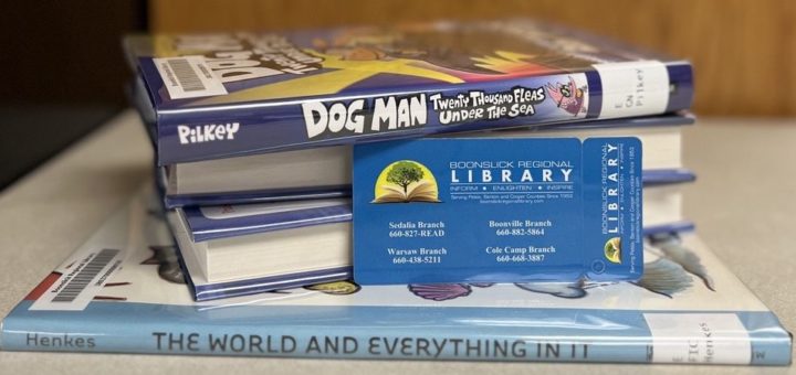 library card and kids books