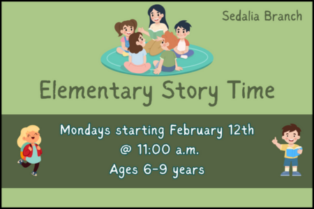 Elementary Story Time | Sedalia