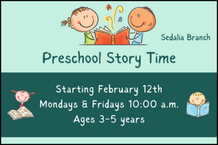 Preschool Story Time | Sedalia