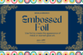 Embossed Foil