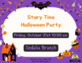 Story Time Halloween Party