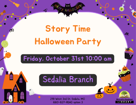 Story Time Halloween Party