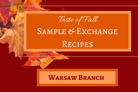 Taste of Fall: Sample & Exchange Recipes