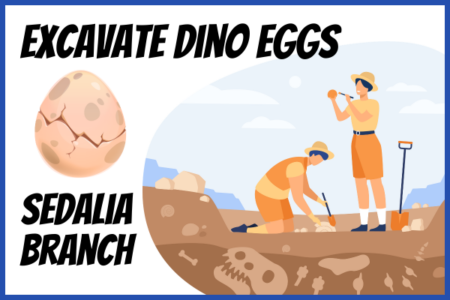 Excavate Dino Eggs 10am & 1pm