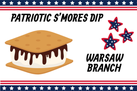 Patriotic S'mores Dip