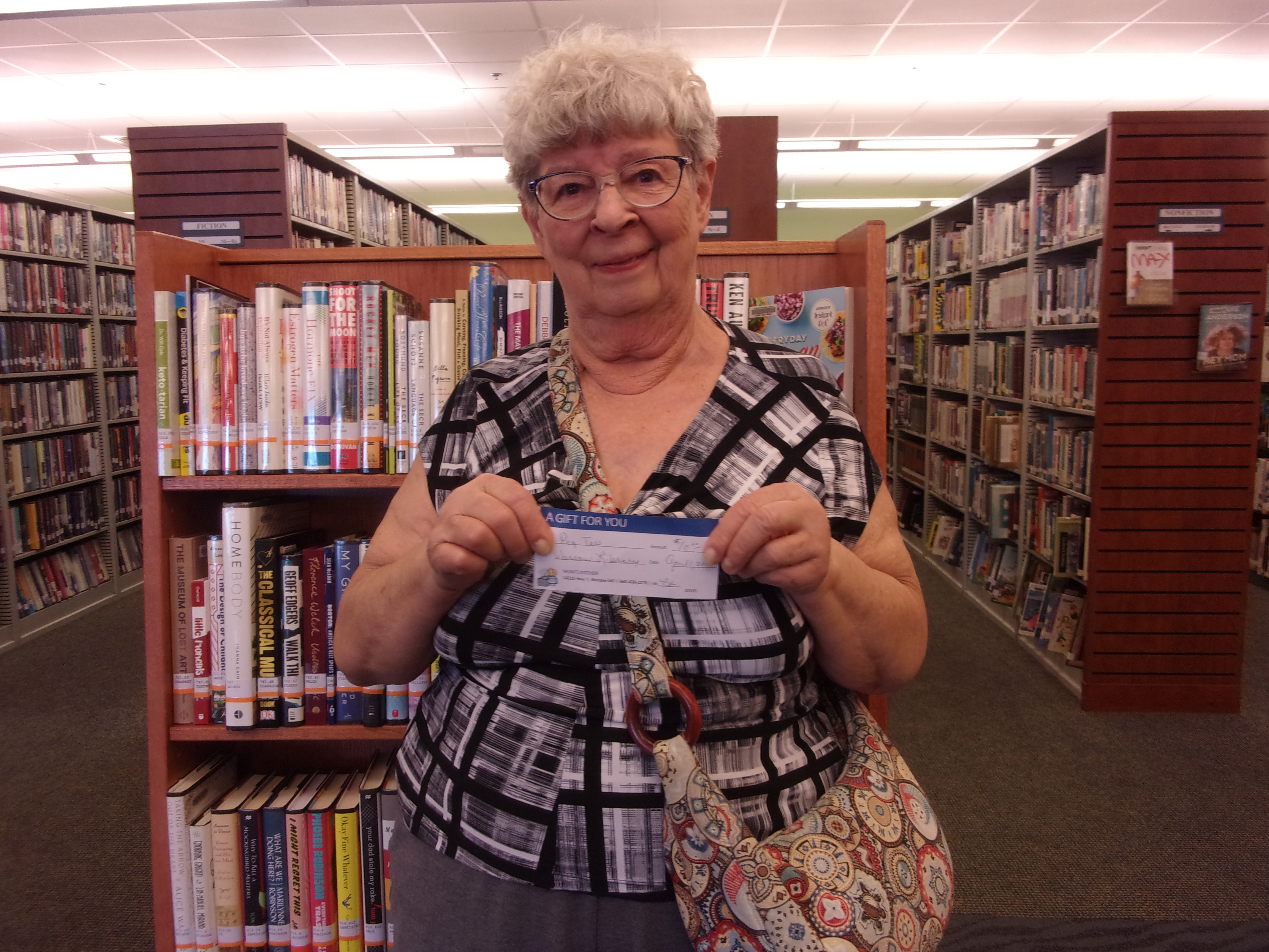 winner in National Library Week contest