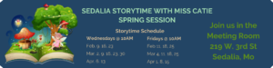 Date and Time of Storytime
