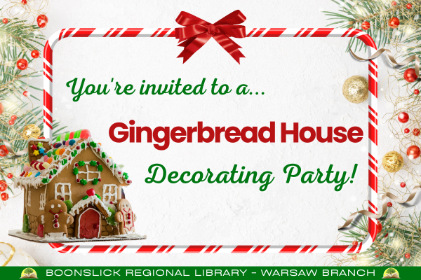 Gingerbread House Decorating Party