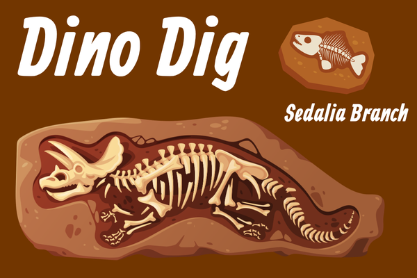 Dino Dig 10am, 1pm, & 2pm