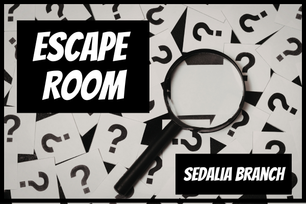 Escape Room 10am - 4pm