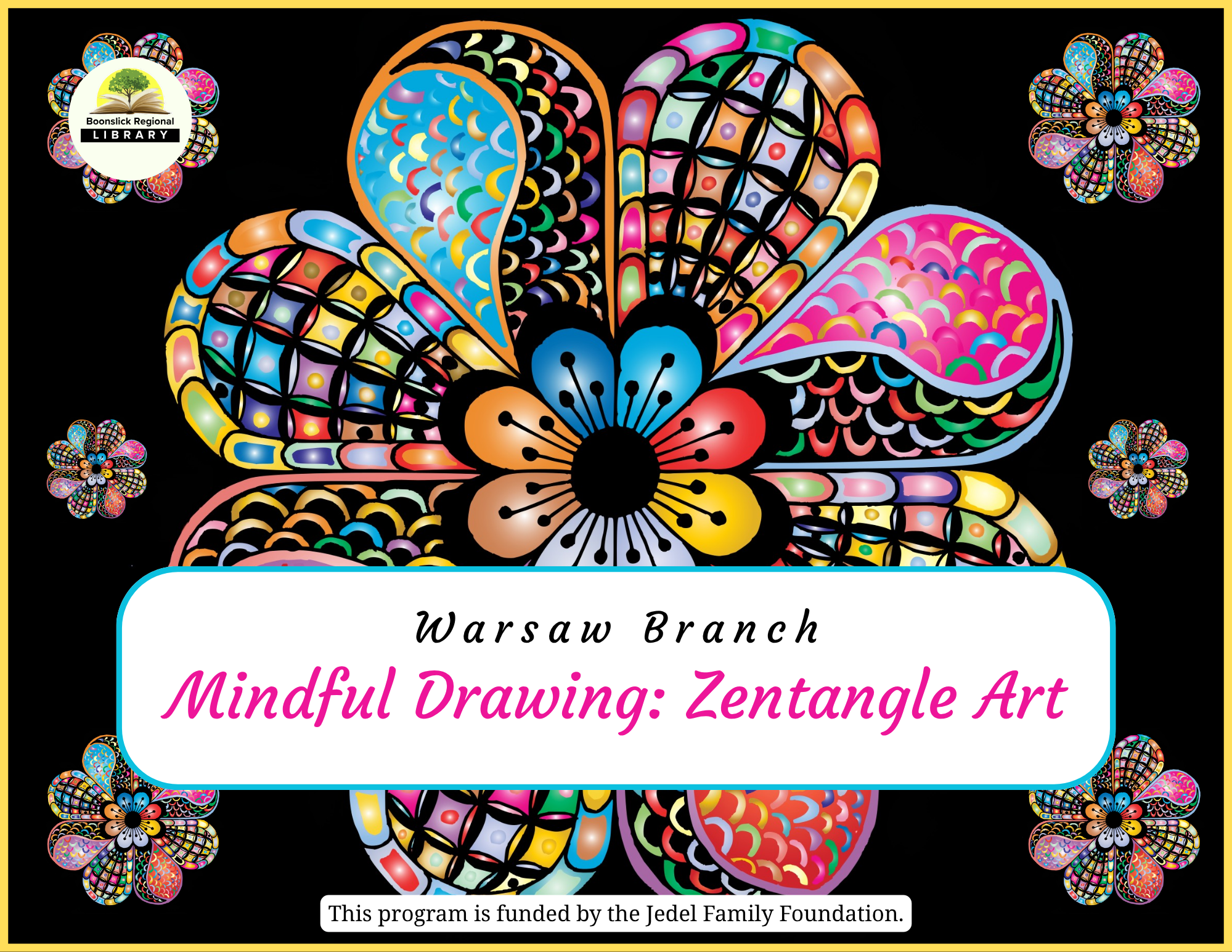 Mindful Drawing: Zentangle Art