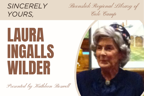 Sincerely Yours, Laura Ingalls Wilder